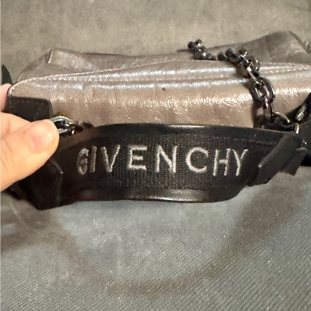 Givenchy Leather Metallic Shoulder Bag - Picture 2 of 4